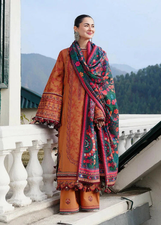 Dhanak 3-Piece Embroidered Dress D-GD 61