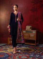 Niloofar Velvet 3 Piece D-2012