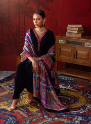 Niloofar Velvet 3 Piece D-2012