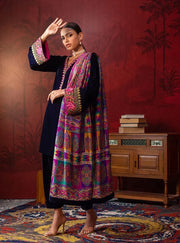 Niloofar Velvet 3 Piece D-2012