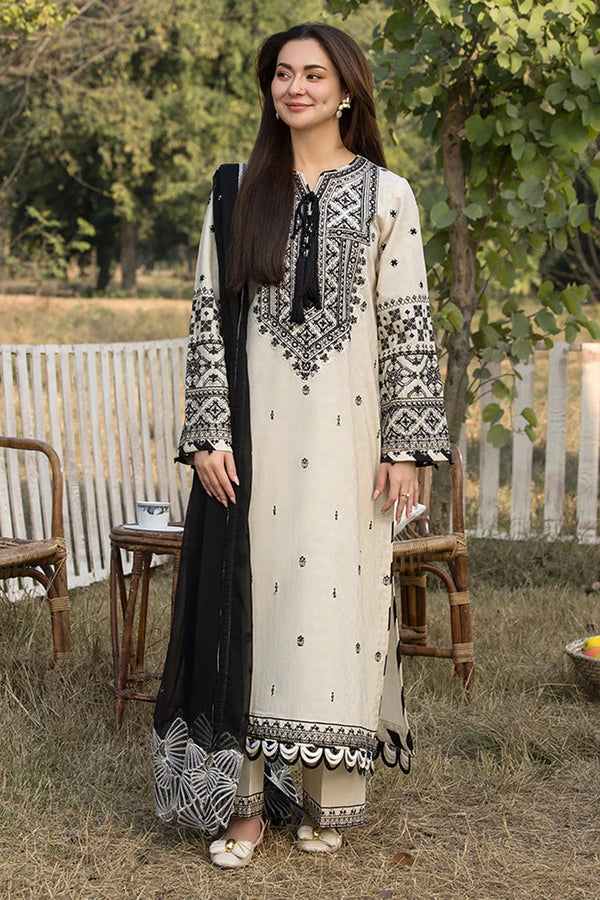 Dhanak 3-Piece Embroidered Dress D-GD 65