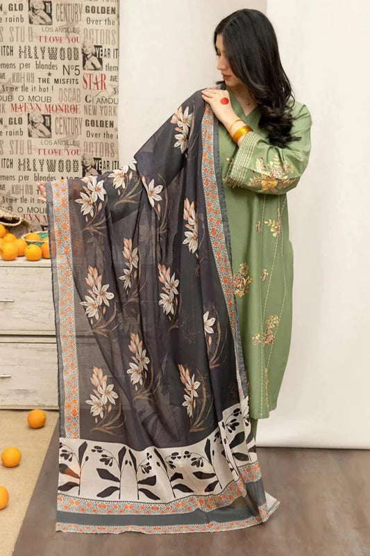 Lawn Dress D- 018