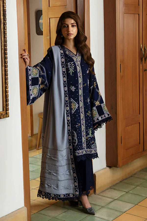 Dhanak 3-Piece Embroidered Dress D-GD 70