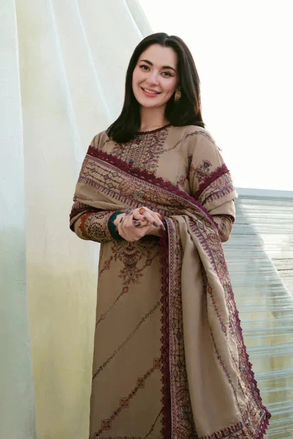 Dhanak 3-Piece Embroidered Dress FLO-185