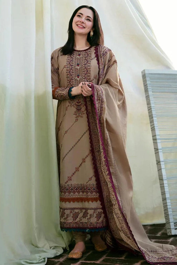 Dhanak 3-Piece Embroidered Dress FLO-185