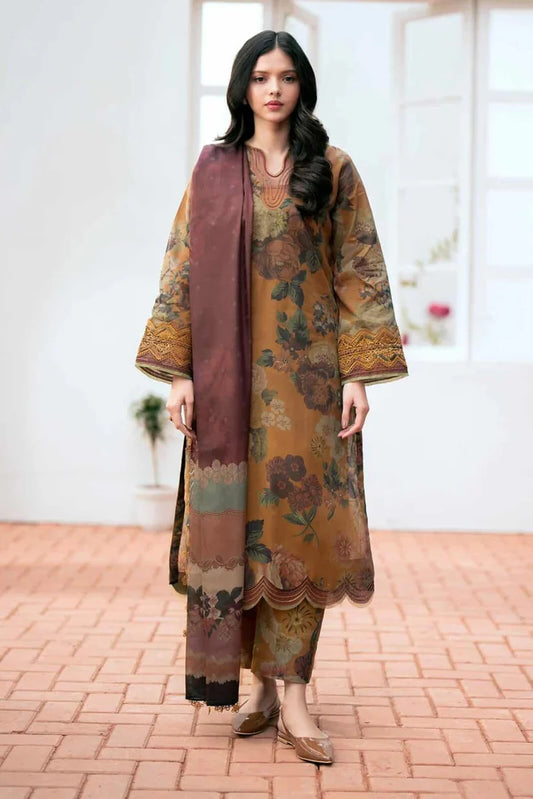 Lawn Dress D- 004