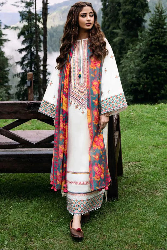 Lawn Dress D- 059