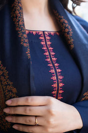 Dhanak 3-Piece Embroidered Dress D-GD 1109