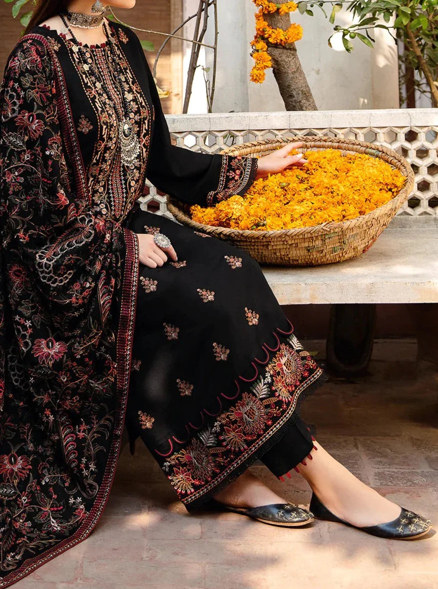 Dhanak 3-Piece Embroidered Dress D-GD T10