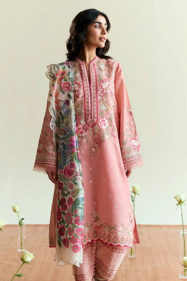 Dhanak 3-Piece Embroidered Dress BIL-150