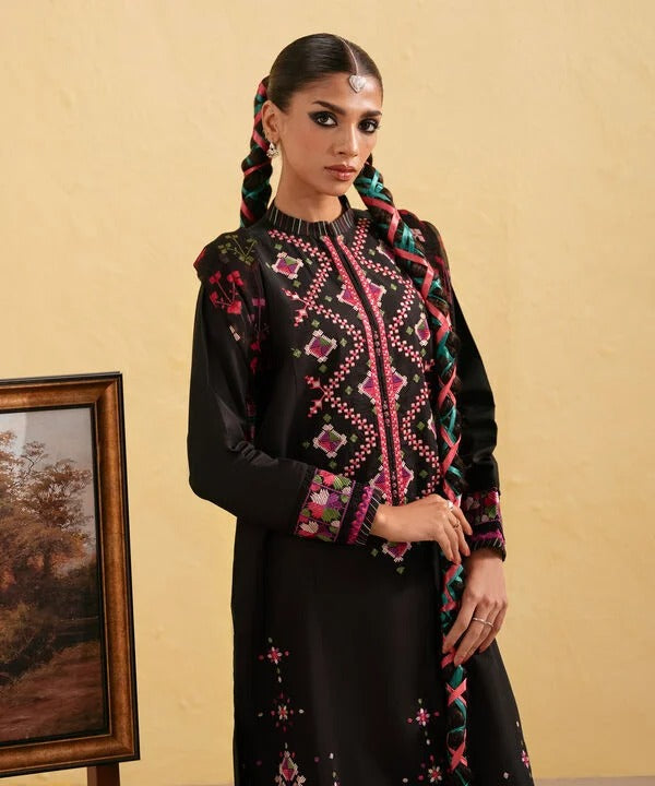 Dhanak 3-Piece Embroidered Dress D-69