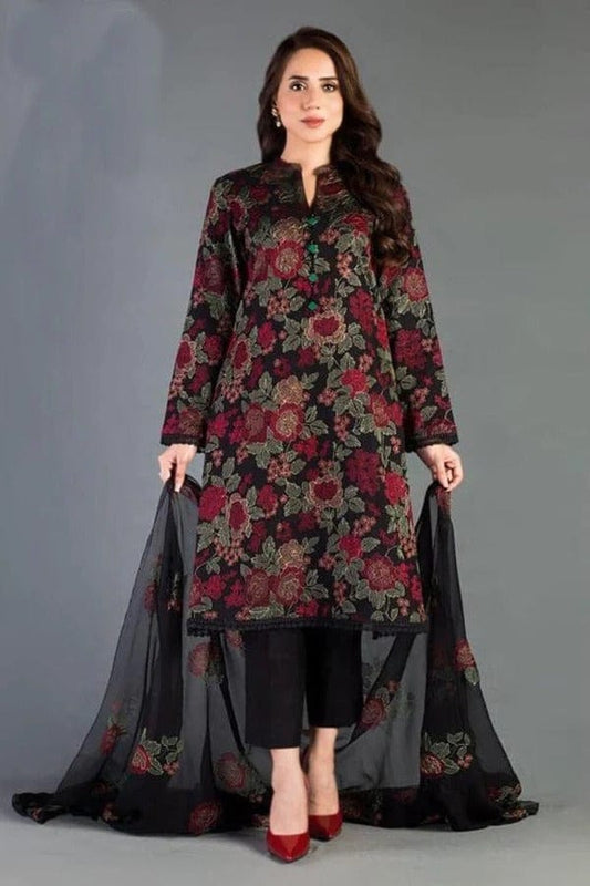 Lawn Dress D- 073
