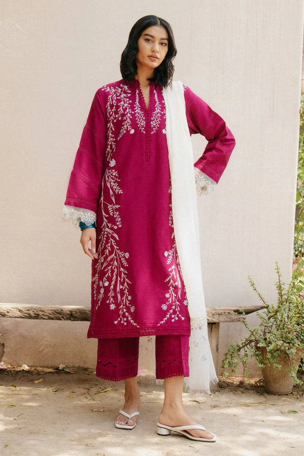 Dhanak 3-Piece Embroidered Dress D-GD 71