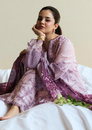 Dhanak 3-Piece Embroidered Dress D-1577