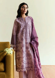 Dhanak 3-Piece Embroidered Dress D-1577