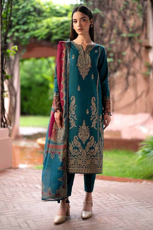 Dhanak 3-Piece Embroidered Dress D-GD 57