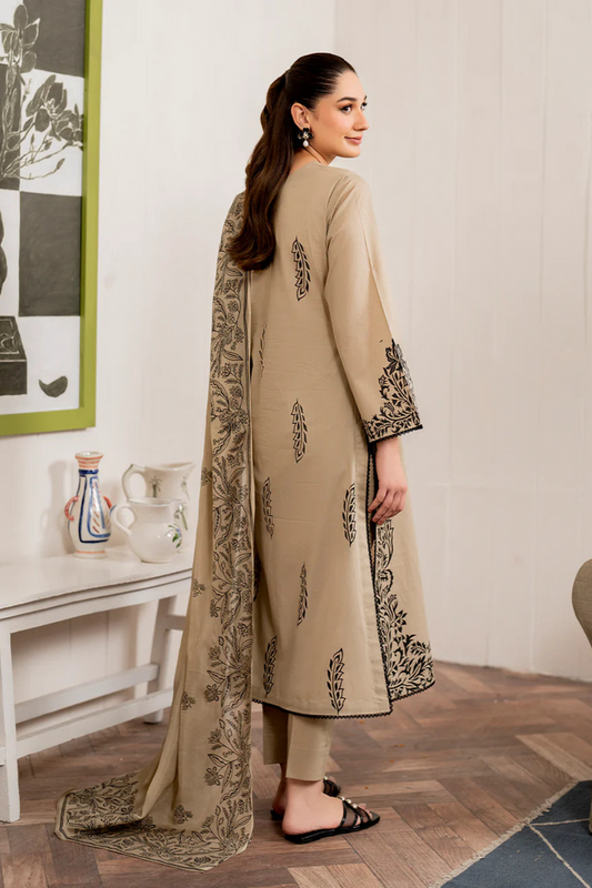 Dhanak 3-Piece Embroidered Dress D-GD 51