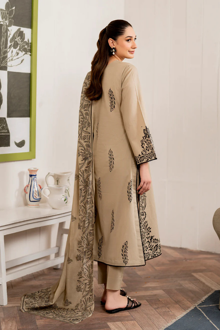 Dhanak 3-Piece Embroidered Dress D-GD 51