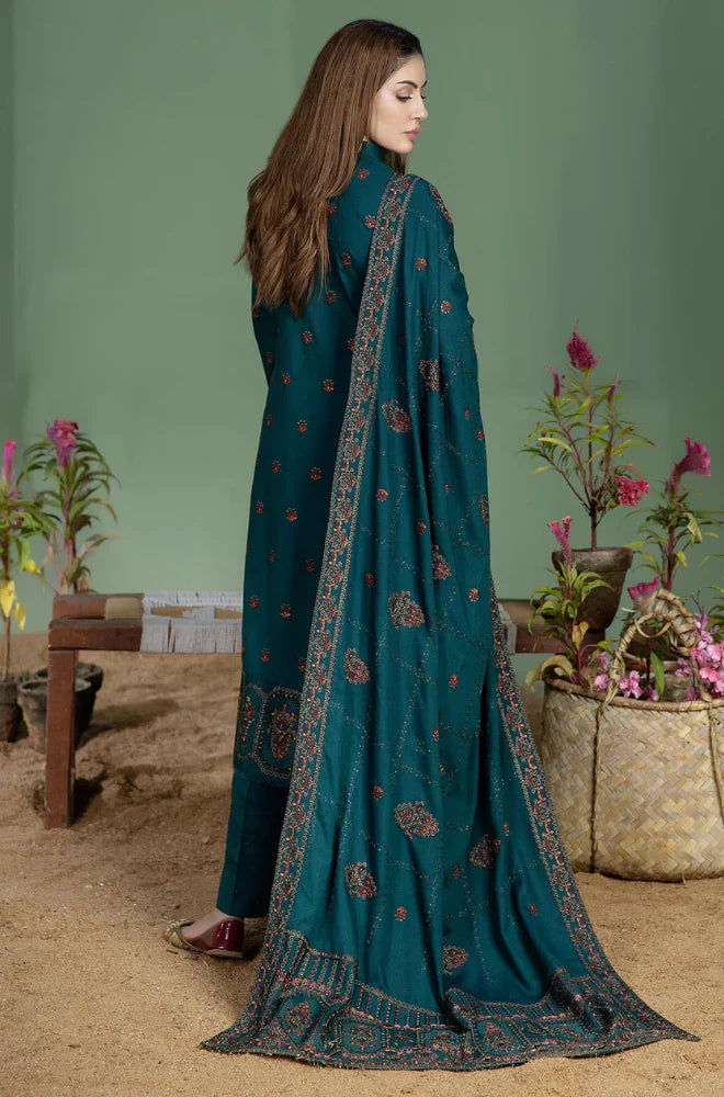 Dhanak 3-Piece Embroidered Dress D-GD 1101