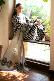 Khaddar 3-Piece Embroidered Dress D-11015