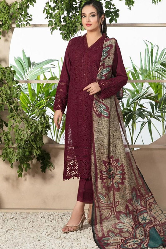 Lawn Dress D- 009