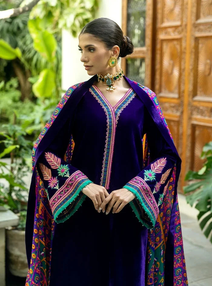 Farrukh Velvet 3 Piece D-2005