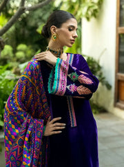 Farrukh Velvet 3 Piece D-2005