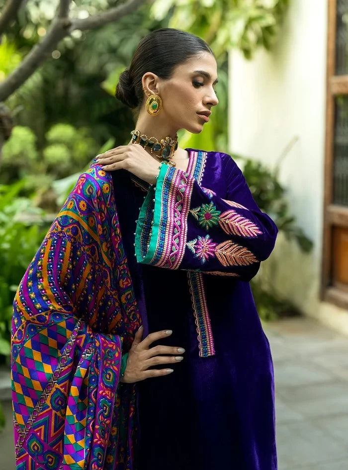 Farrukh Velvet 3 Piece D-2005