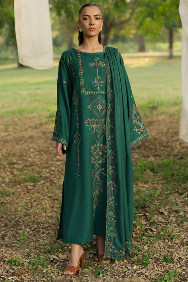 Dhanak 3-Piece Embroidered Dress D-GD 73