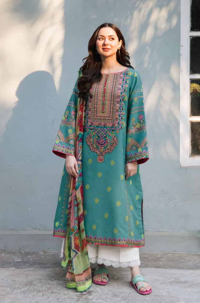 Lawn 3-Piece Embroidered Dress D-GD 934