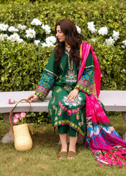 Dhanak 3-Piece Embroidered Dress D-GD 29