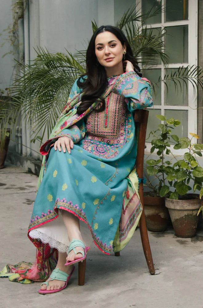 Lawn 3-Piece Embroidered Dress D-GD 934