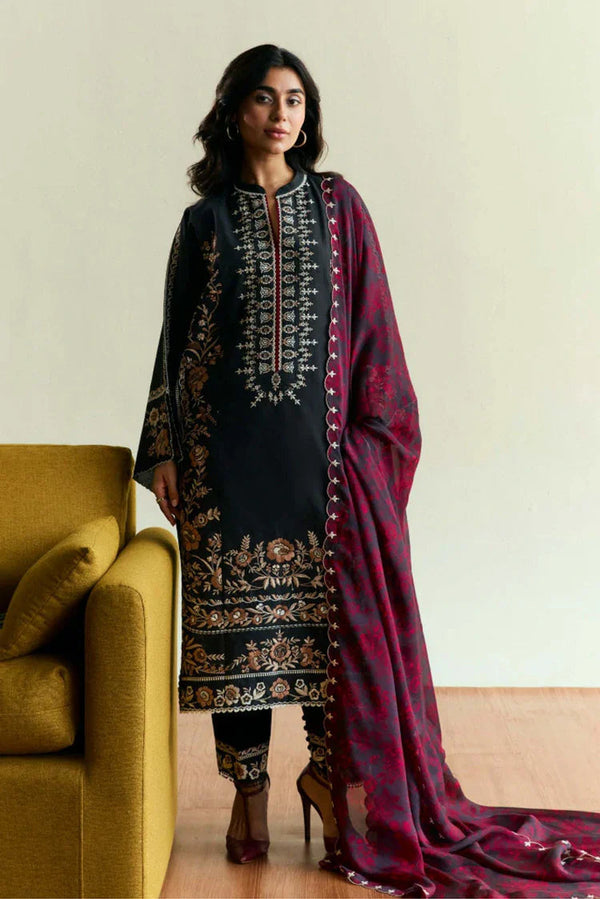 Dhanak 3-Piece Embroidered Dress D-GD 60