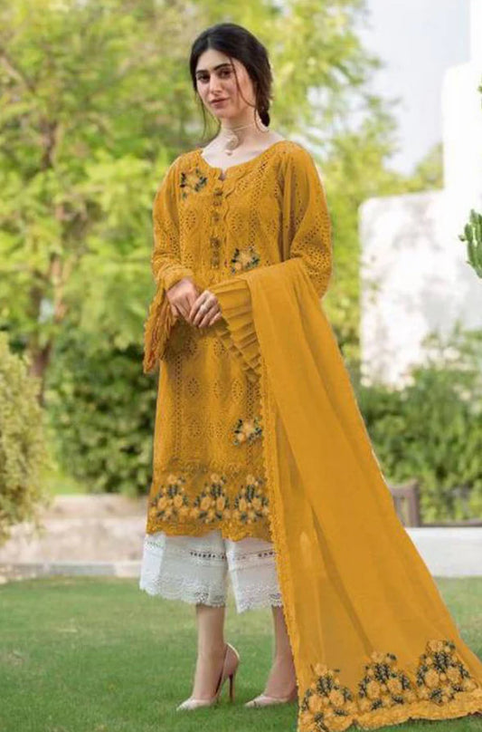 Lawn Dress D- 159