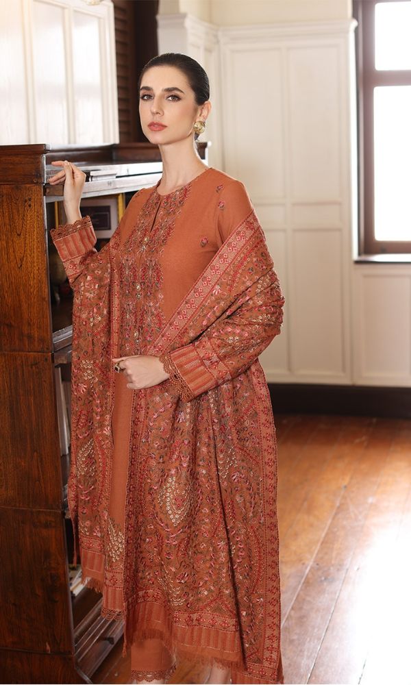 Dhanak 3-Piece Embroidered Dress D-GD 75