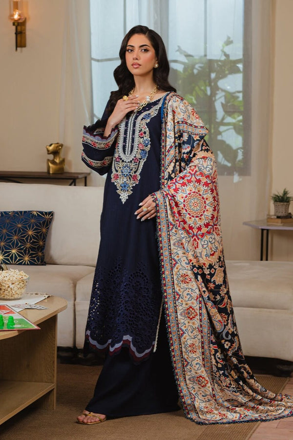 Dhanak 3-Piece Embroidered Dress D-GD 74