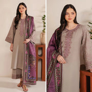 Dhanak 3-Piece Embroidered Dress D-GD T18