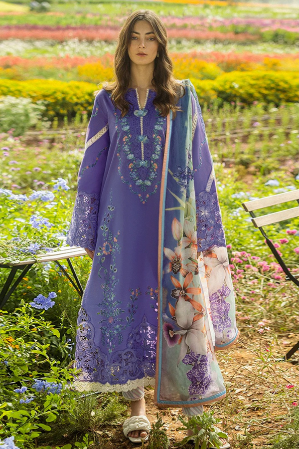 Dhanak 3-Piece Embroidered Dress D-GD 63