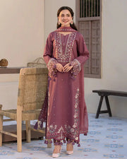 Dhanak 3-Piece Embroidered Dress D-GD 46