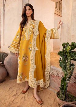 Dhanak 3-Piece Embroidered Dress D-GD 9103