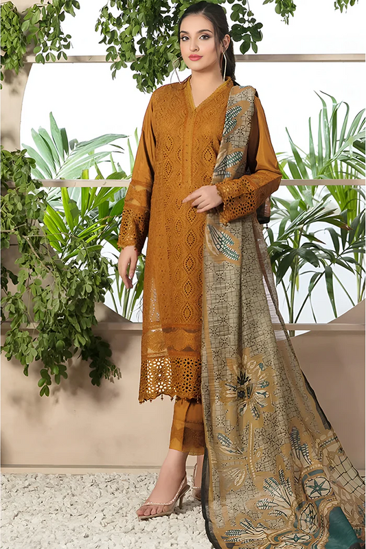 Lawn Dress D- 050