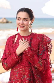 Dhanak 3-Piece Embroidered Dress D-60