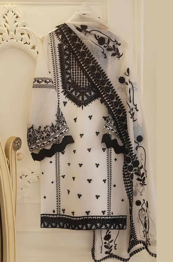 Agha Nor Embroidered 3-Piece Lawn Dress AGN-68