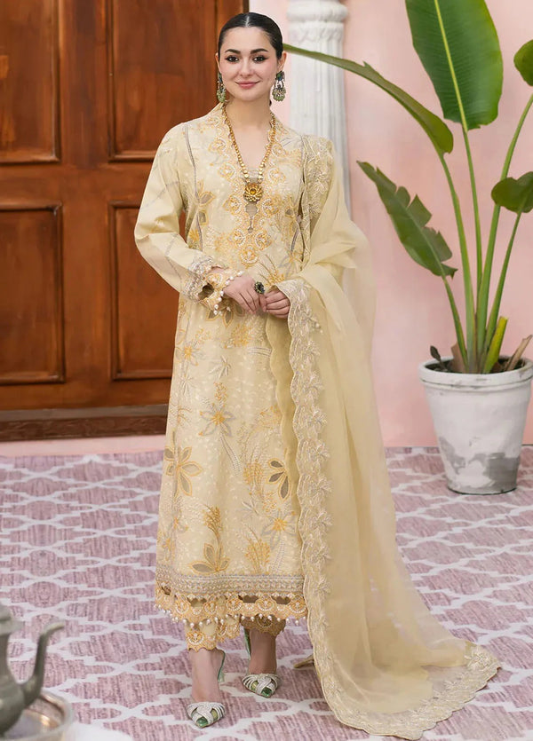 Dhanak 3-Piece Embroidered D-66 Maryam