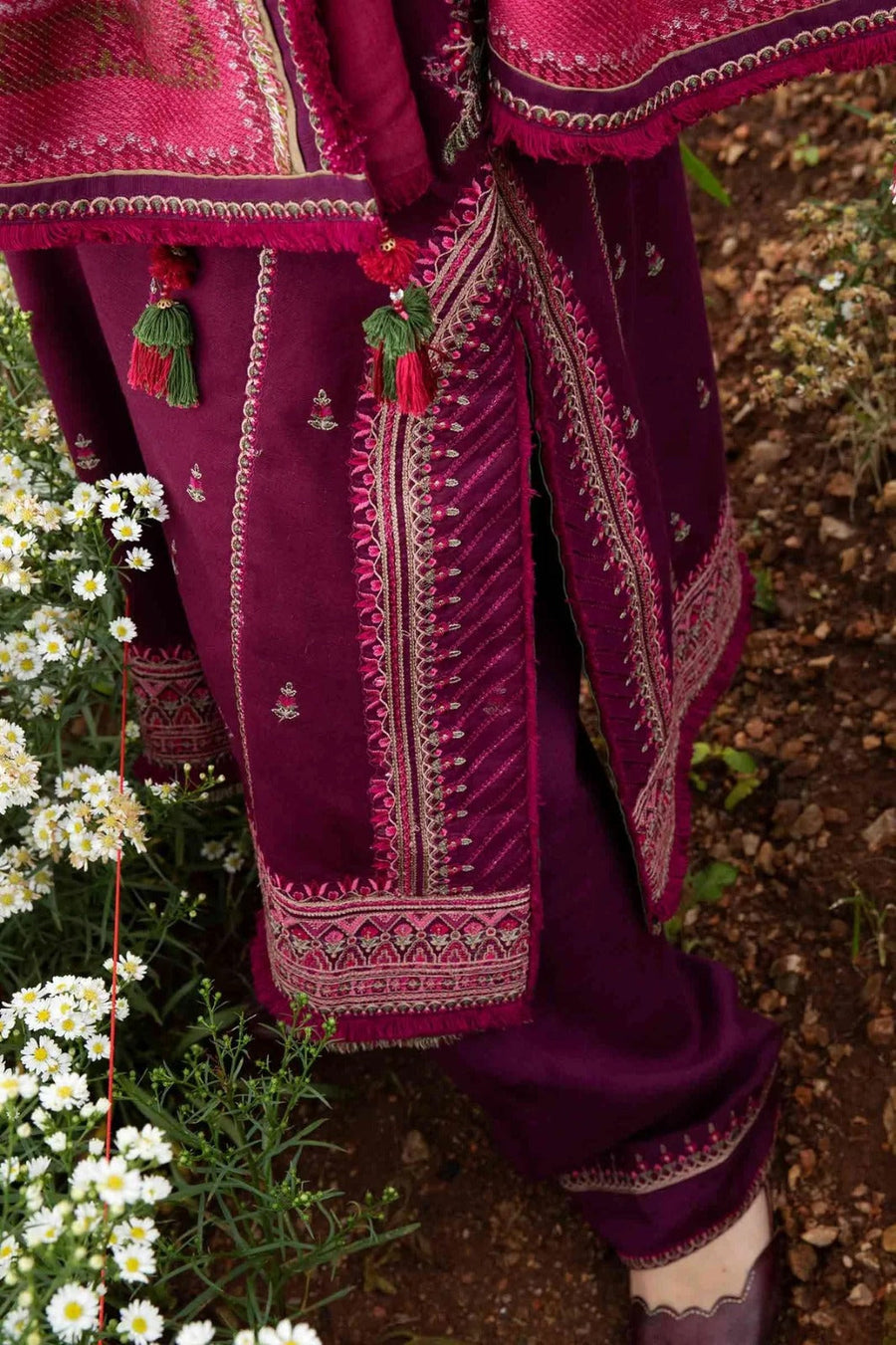 Dhanak 3-Piece Embroidered ZS- 97