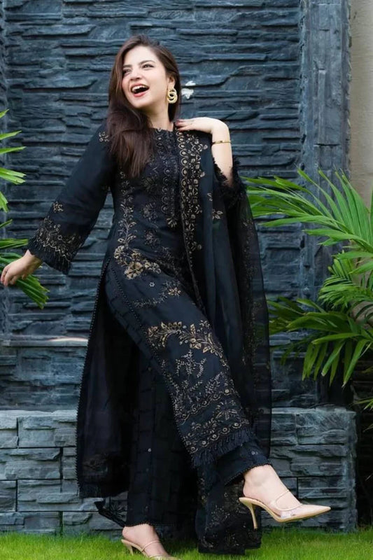 Lawn Dress D- 084