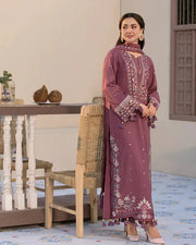 Dhanak 3-Piece Embroidered Dress D-GD 46