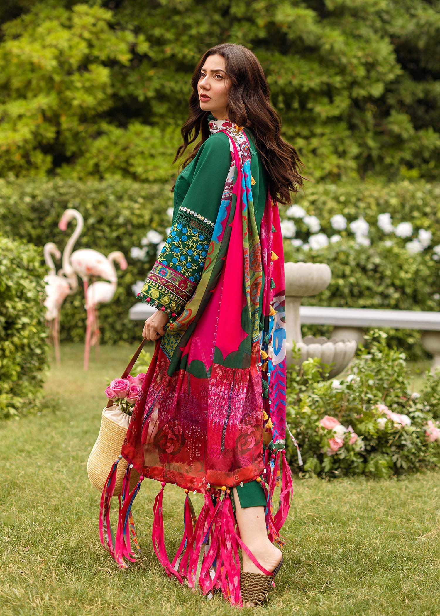 Dhanak 3-Piece Embroidered Dress D-GD 29
