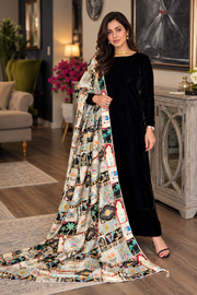 Gulnaar Velvet Piece D-2018