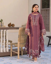 Dhanak 3-Piece Embroidered Dress D-GD 46